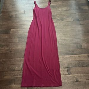 Express Tank Maxi Dress Cranberry S
